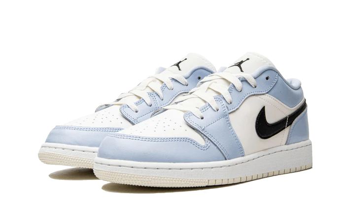 Air Jordan 1 Low Ice Blue Black, Ice Blue/Black/Sail/White (554723-401)