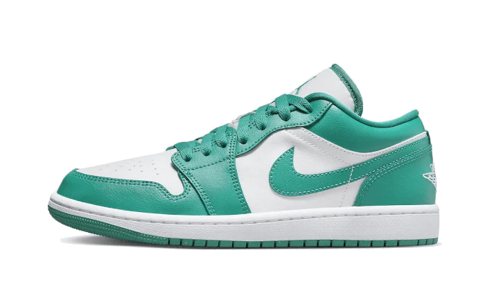 Air Jordan 1 Low New Emerald, White/White/New Emerald (DC0774-132)