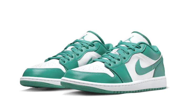 Air Jordan 1 Low New Emerald, White/White/New Emerald (DC0774-132)