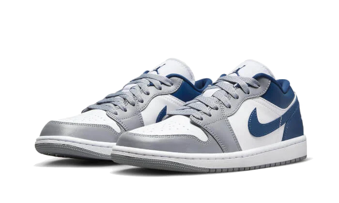 Air Jordan 1 Low Stealth French Blue, Stealth/White/French Blue (DC0774-042)