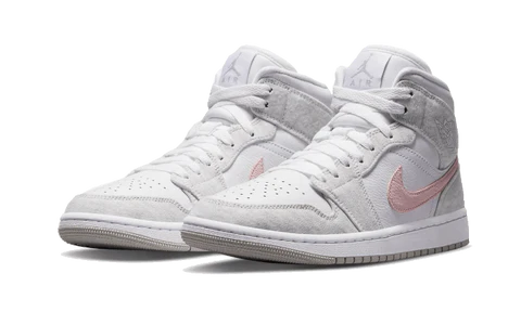 Air Jordan 1 Mid SE Light Iron Ore, Light Iron Ore/Atmosphere-White (DN4045-001)