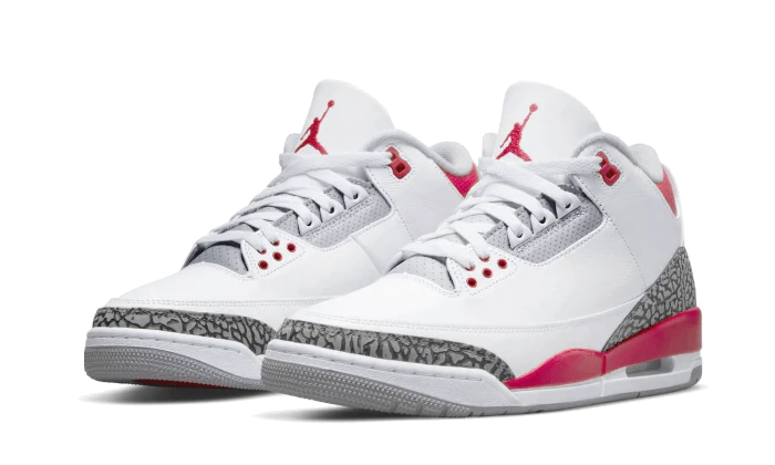 Air Jordan 3 Retro Fire Red (2022), White/Fire Red/Cement Grey/Black (DN3707-160 / DM0967-160)