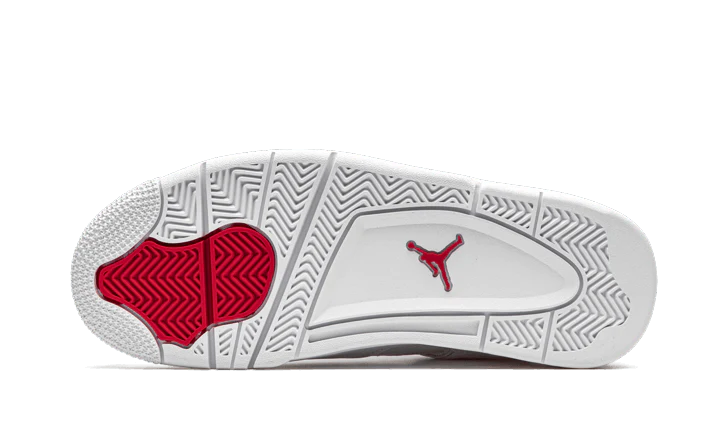 Air Jordan 4 Retro Metallic Red, White/Metallic Silver-University Red (CT8527-112 / 408452-112)