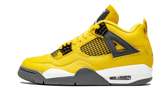 Air Jordan 4 Retro Lightning (2021), Tour Yellow/White-Dark Blue Grey (CT8527-700 / 408452-700)