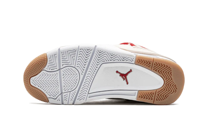 Air Jordan 4 Retro Where the Wild Things Are, Pearl White/Dark Driftwood-Gym Red (DH0572-264)