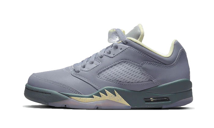 Air Jordan 5 Retro Low Indigo Haze, Indigo Haze/Fire Red-Metallic Silver-Alabaster-Flint Grey (FJ4563-500)