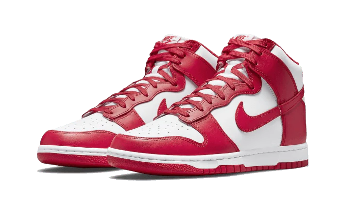 Nike Dunk High Championship White Red, White/University Red (DD1399-106 / DB2179-106)