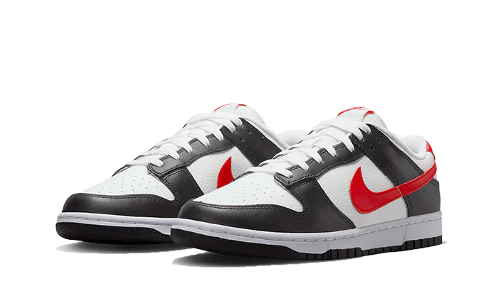 Nike Dunk Low Retro Red Swoosh Panda, Black/University Red-White (FB3354-001)