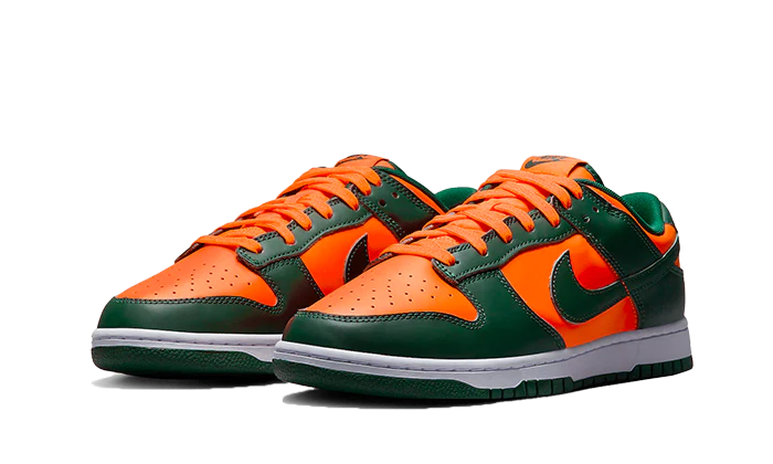 Nike Dunk Low Retro Miami Hurricanes, Team Dark Green/Team Orange-White (DD1391-300)