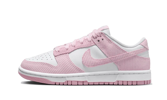 Nike Dunk Low Pink Corduroy, White/Pink Foam (FN7167-100)