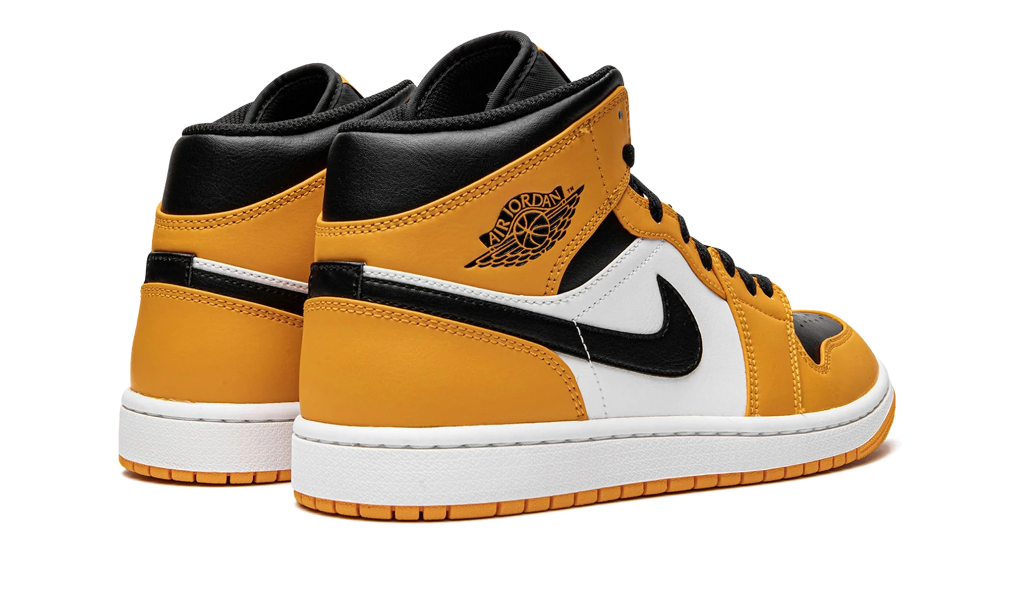 Air Jordan 1 Mid Taxi, Taxi/White-Black (554724-701 / 554725-701)