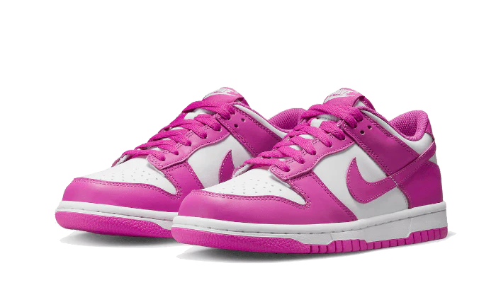 Nike Dunk Low Active Fuchsia, White/Active Fuchsia (FJ0704-100)