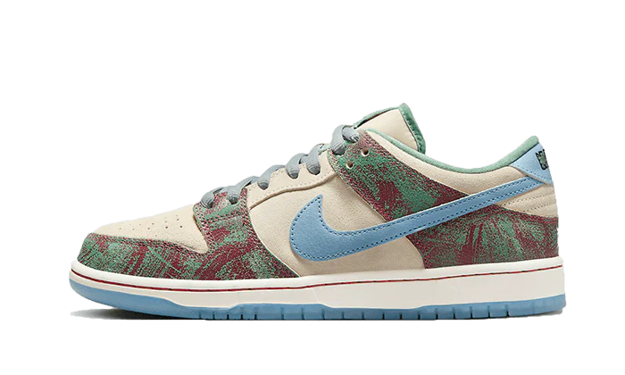 Nike SB Dunk Low Crenshaw Skate Club, Sail/Light Blue/Cedar (FN4193-100)