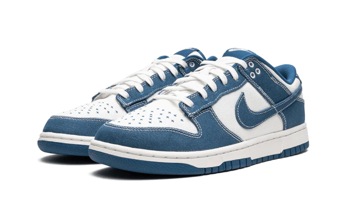 Nike Dunk Low Industrial Blue Sashiko, Summit White/Industrial Blue (DV0834-101)