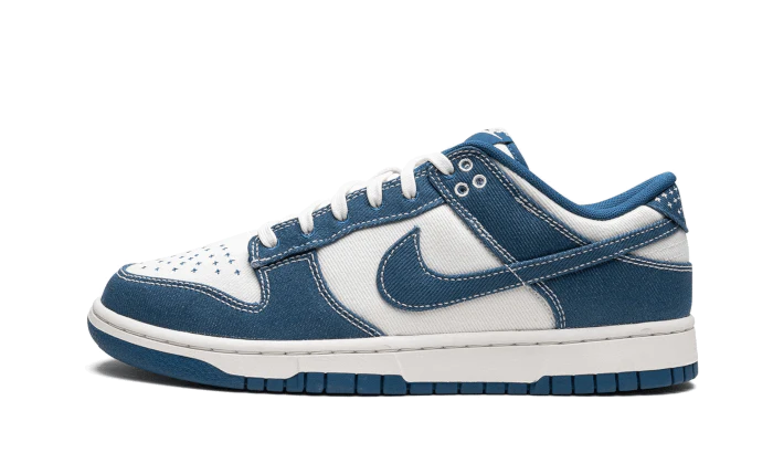 Nike Dunk Low Industrial Blue Sashiko, Summit White/Industrial Blue (DV0834-101)