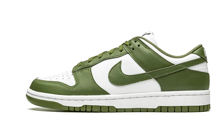 Nike Dunk Low Medium Olive, White/Medium Olive-White (DD1503-120)