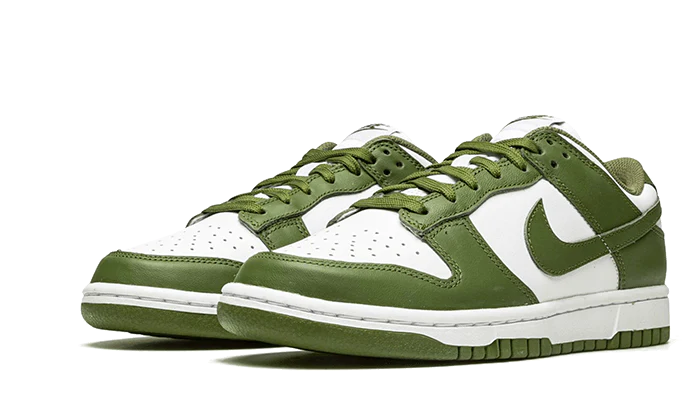 Nike Dunk Low Medium Olive, White/Medium Olive-White (DD1503-120)