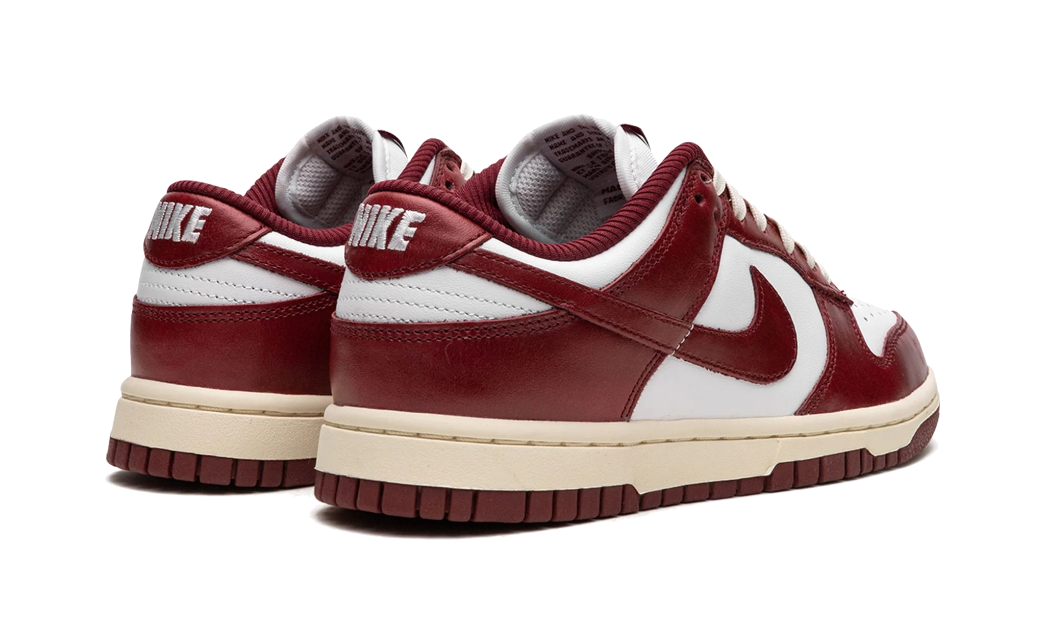 Nike Dunk Low PRM Vintage Team Red, White/Team Red-Coconut Milk (FJ4555-100)