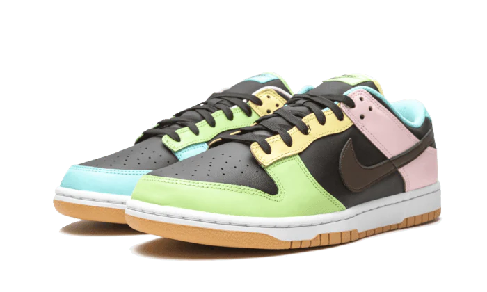 Nike Dunk Low Free 99 Black, Black/Multicolor-Multicolor (DH0952-001 / CZ2496-001)