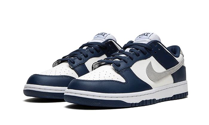 Nike Dunk Low Summit White Midnight Navy, Midnight Navy/Light Smoke Grey-Summit White (FD9749-400)