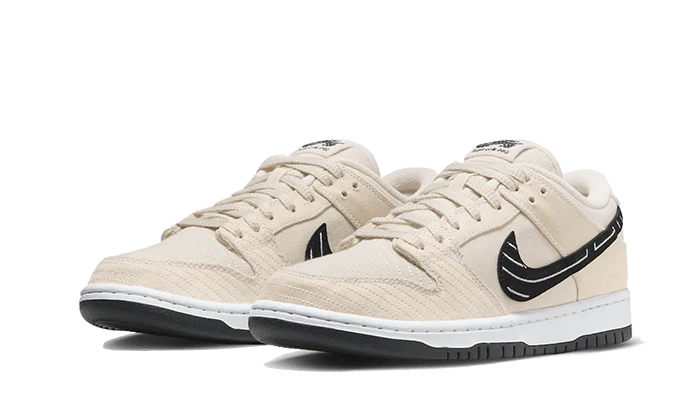 Nike SB Dunk Low Albino & Preto, Fossil/Black/Sail (FD2627-200)