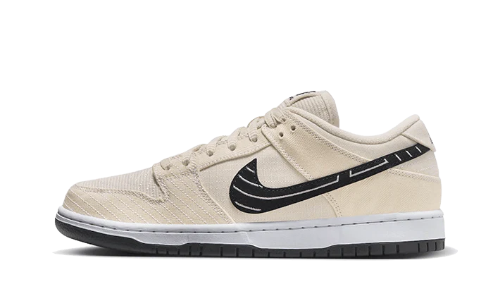 Nike SB Dunk Low Albino & Preto, Fossil/Black/Sail (FD2627-200)