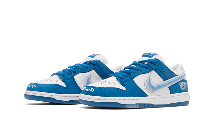 Nike SB Dunk Low Born X Raised One Block At A Time, Deep Royal Blue/White-White (FN7819-400)