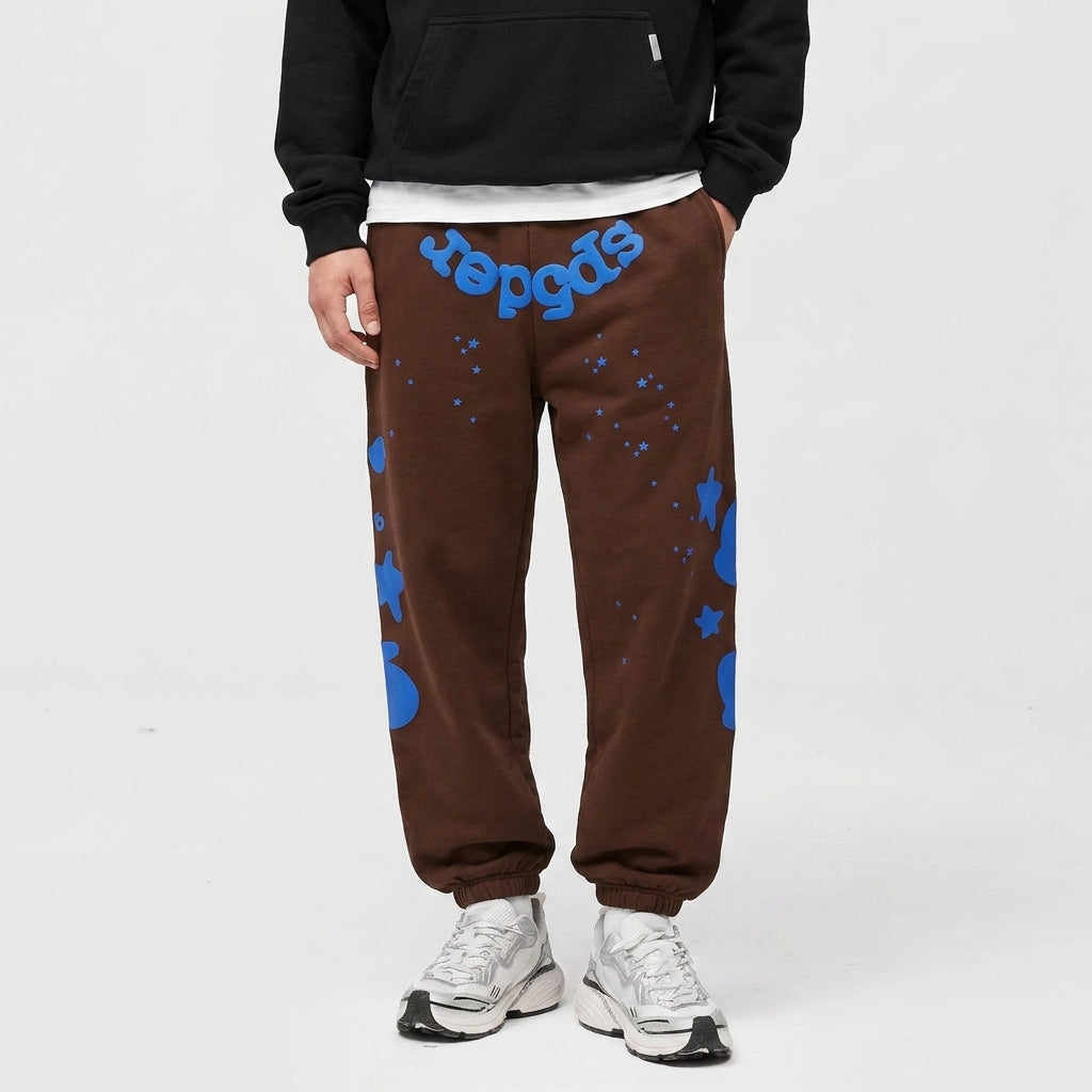 Sp5der Beluga V2 Sweatpant Brown