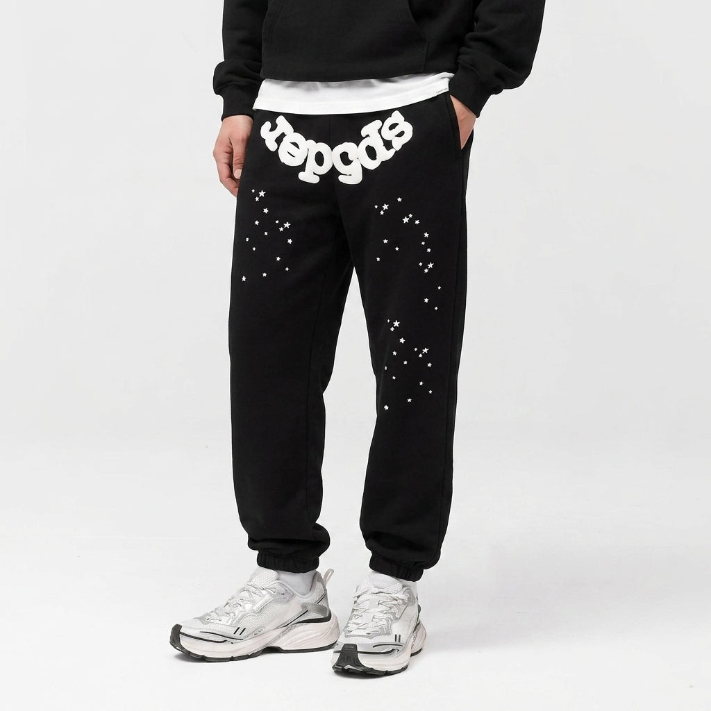 Sp5der OG Web Sweatpant Black