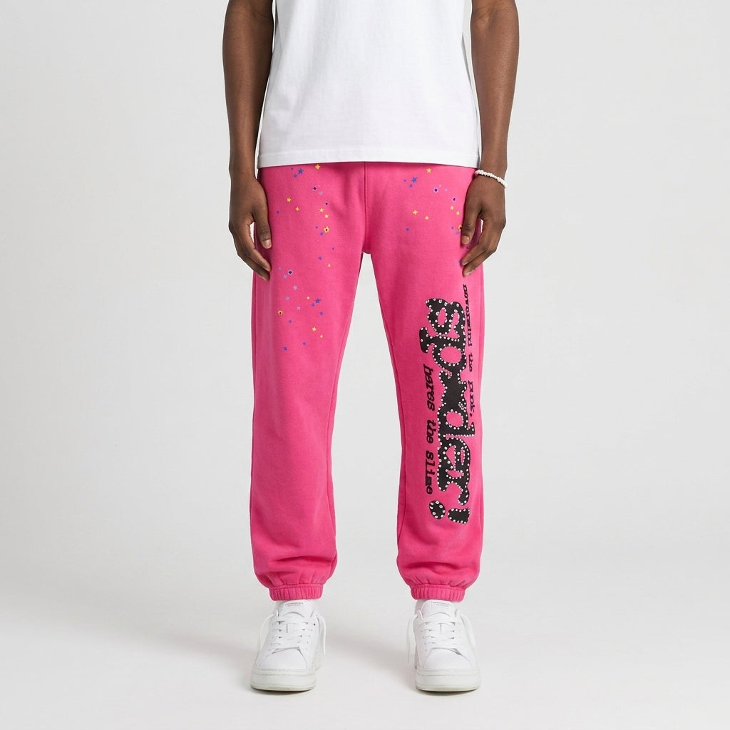Sp5der P*NK V2 Sweatpant Pink