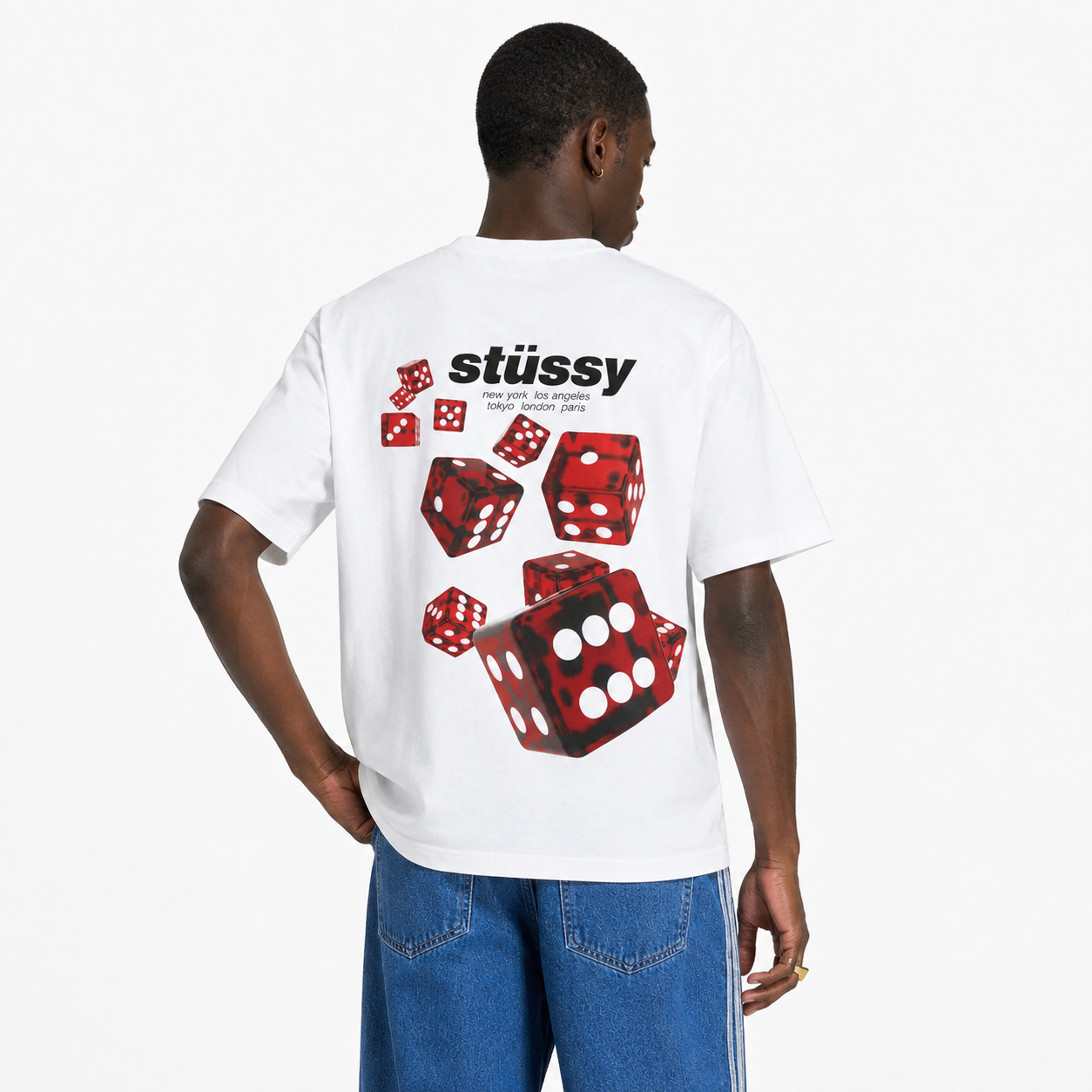 Stussy Rollers T-Shirt White