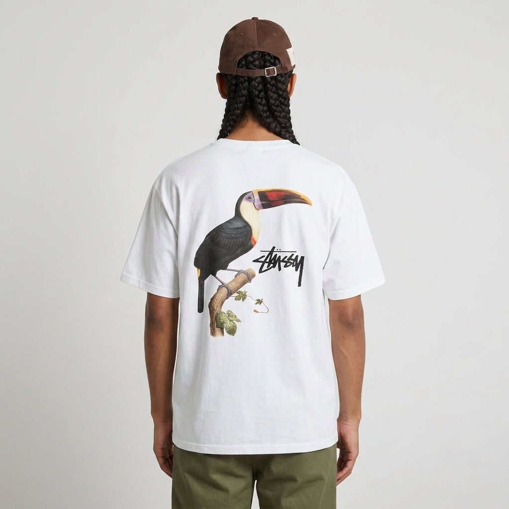 Stussy Toucan T-Shirt White