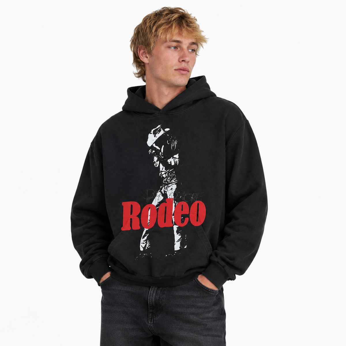 Travis Scott Rodeo Hoodie Black
