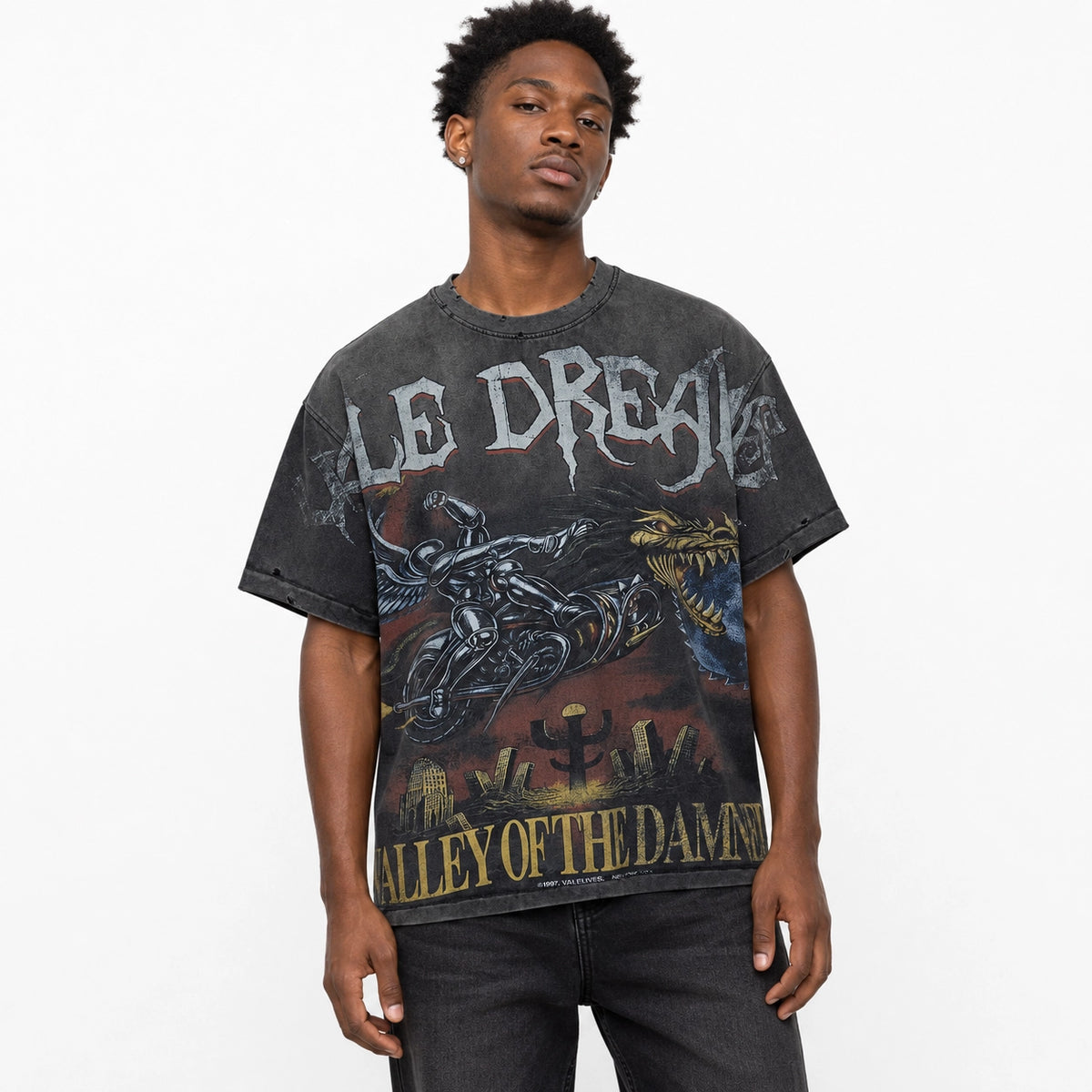 Vale Forever Ride the Dragon T-shirt Black